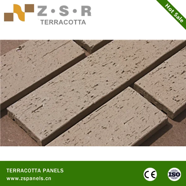 Hanging clinker slip clay split brick wall tiles ZSR
