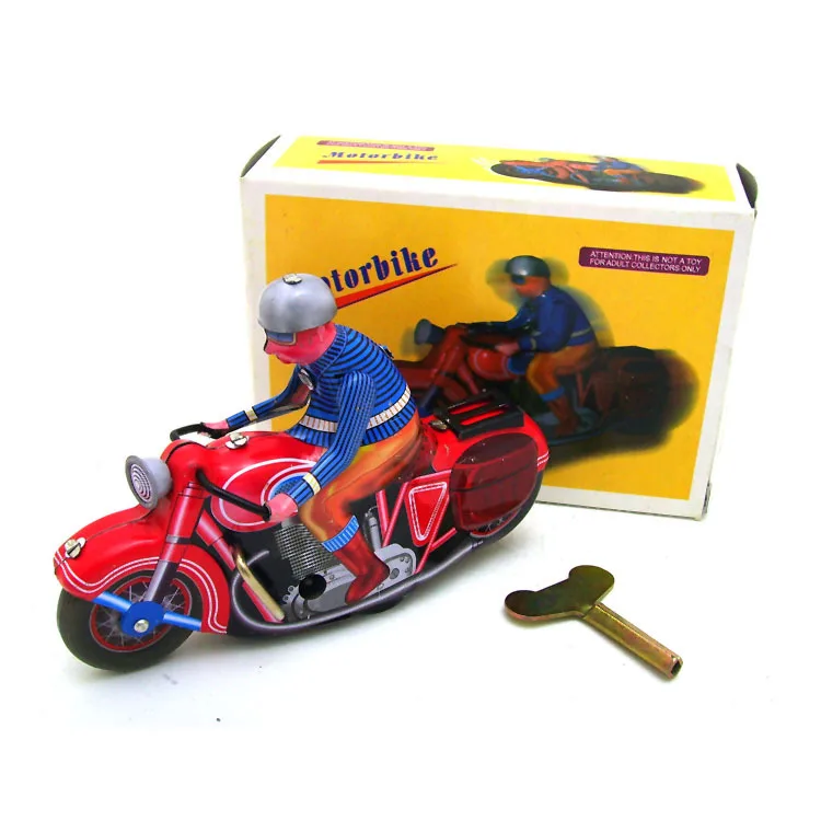 mini motorcycles toys retro wind up motorcycle toys clockwork home craft tin toy