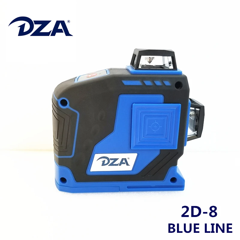 Dza Sale Rotary 360 Multi Cheap Plastic 2d 8linesgreen Blue Light Cross Line Laser Level 10m