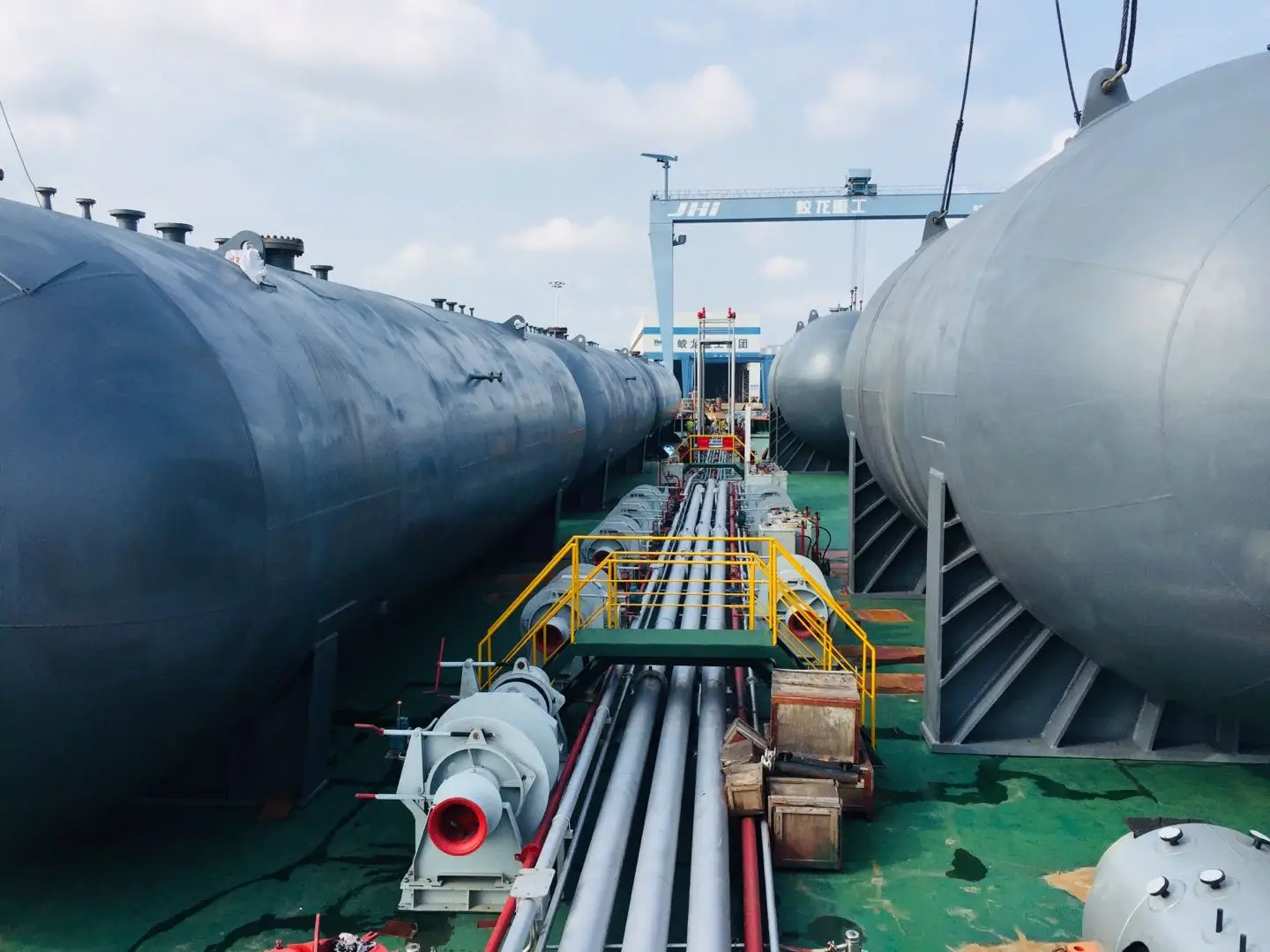 Liquid Petro Gas Spherical storage tanks