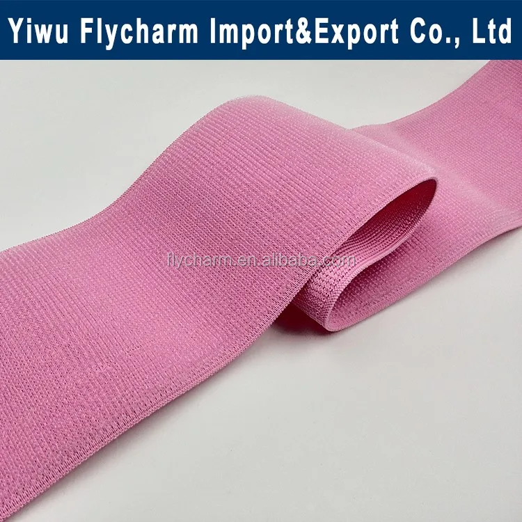
Colored elastic loop tape for wrist band 