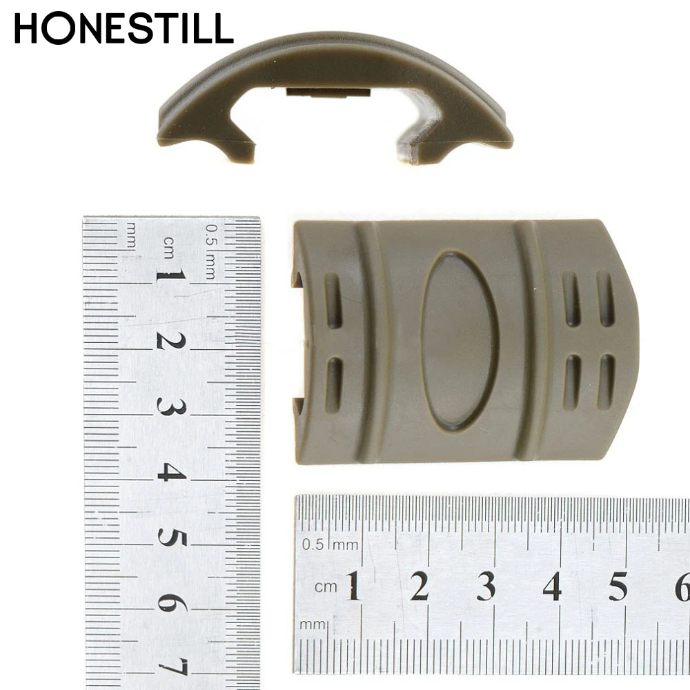 
12 Pieces/set Durable Picatinny Rail Covers Nylon Slip Rubber Cover For Weaver Rail Handguard Ar15 Handguard Hunting Accessories 