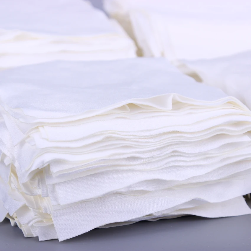 180gsm 4X4Inch Laser Cut Edge Microfiber Polyester Cleanroom Wiper