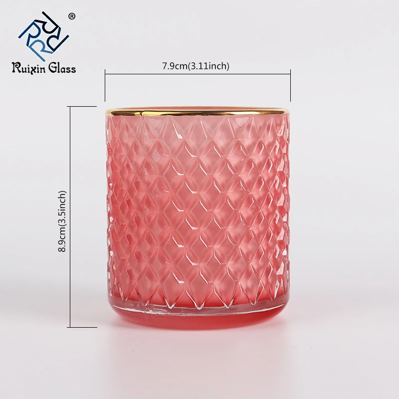 CD159 New Fashion 100% Full Inspection CustomLogo Home Decor crystal candle holder with hanging crystals Supplier from China