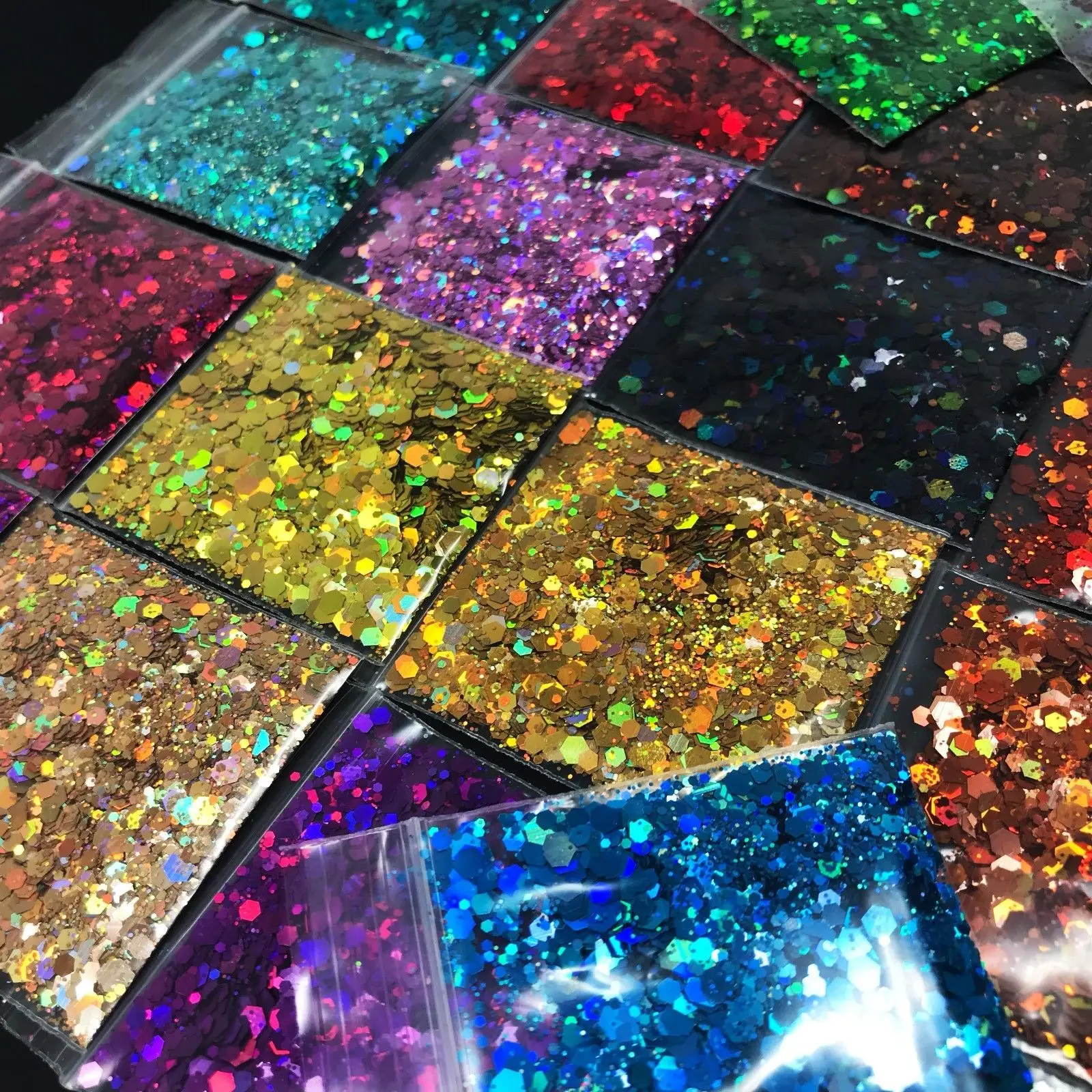 Wholesale Top Quality Chunky Colors Bulk Glitter For Craft Decoration Body Hair Decoration