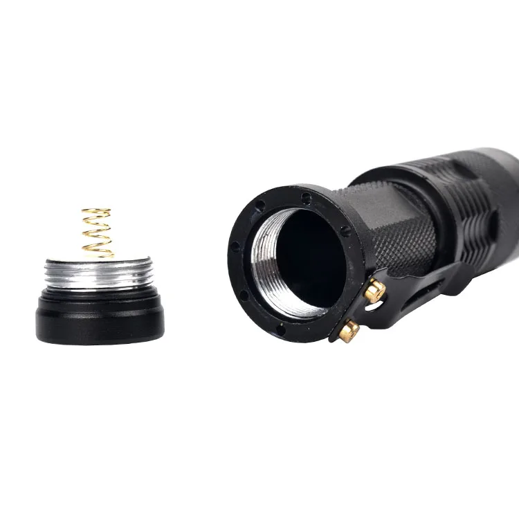 Jialitte F073 3W mini Black Light Torch 3 mode 365nm Zoomable UV LED flashlight for forged inspection file verification