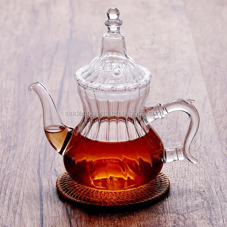 Heat Resistant Glass Tea Turkish Coffee Pot Coffee Maker Glass Arabic Coffee Pot