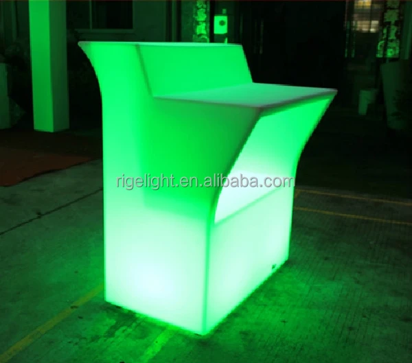 DJ nightclub wedding party IP65 rechargeable led bar table counter used