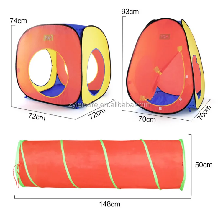 wonderful 3 in 1 multiple game kid play tent/portable children play tent kids playing ball pool tunnel tent/kids foldable house