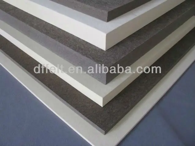 grey felt/Industry thick wool felt sheets