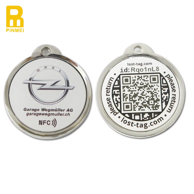 Custom logo printing programable NFC RFID protector card key card pet tag