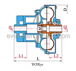China factory new YOX-400 fluid coupling for sale oem SUPPLIER