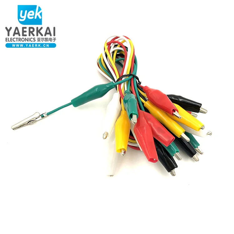 
Wholesale YEARK 44mm alligator clip cable crocodile test line 