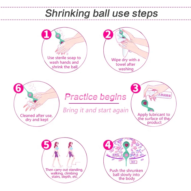 Chinese Sex Toys Silicone Exercise Love Kegel Balls Smart Sex Toy Kegel Balls For Women