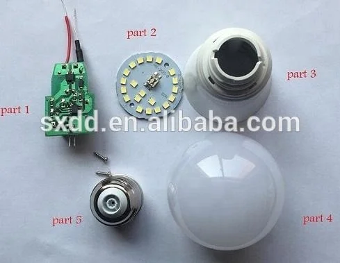Factory Led Lighting Bulb China IC Driver 3W 5W 7W 9W 12W 15W 18W Smd2835 AC85-265V 3000K 6500K 25000HRS E27 B22 White OEM 80