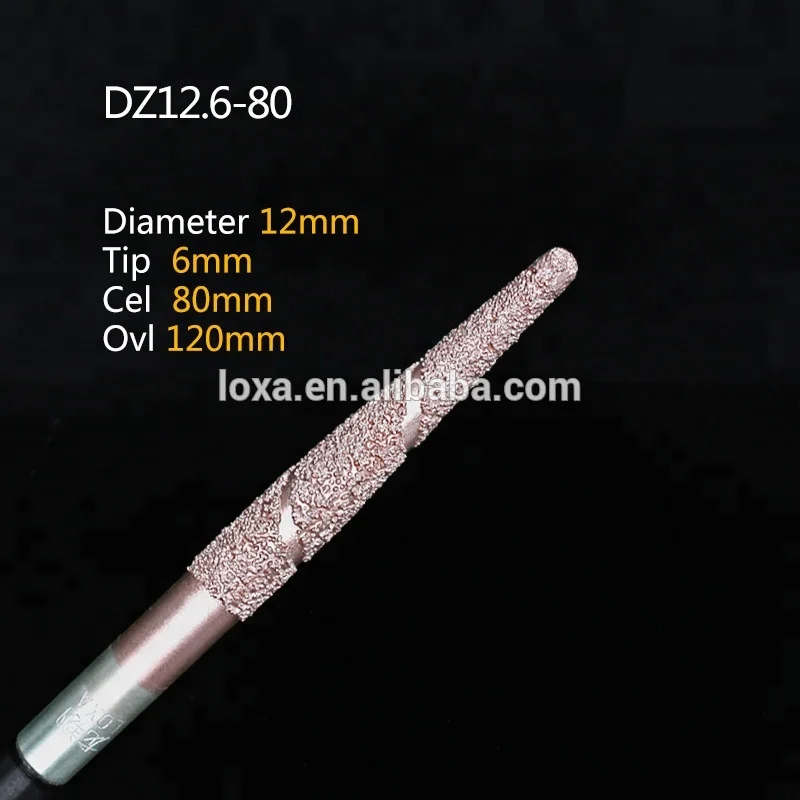 Brazing Diamond Sculpture Bits For Engraving Granite Marble Jade Carving Tool Used On CNC Machine