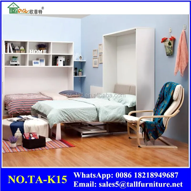 Индивидуальные настенные кровать с письменным столом TA-K15