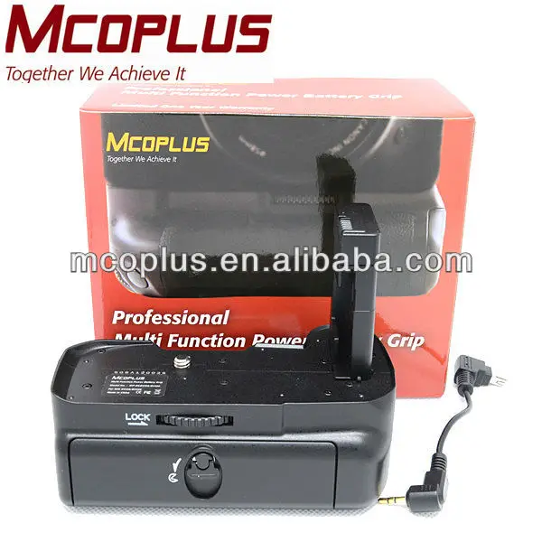 Увеличением фокусного расстояния MCOPLUS Вертикальная батарея с захватом для nikon d3200 батарейный блок EN-EL14