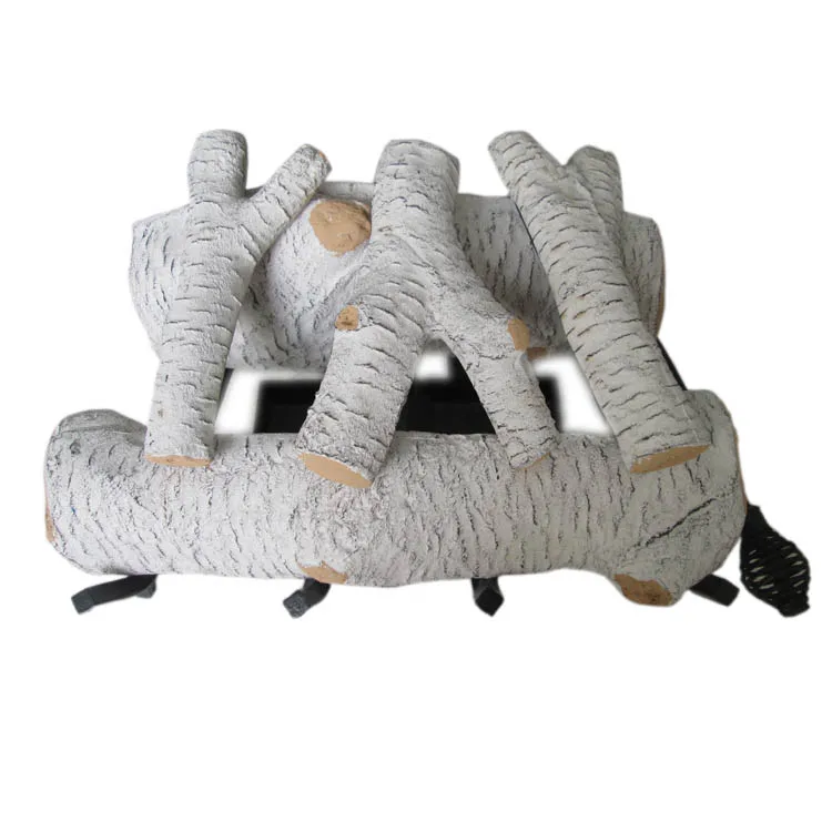 Fireplace accessories gas log  fire pit decorative cement wood