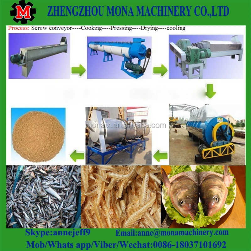china fish meal powder production line fish feed processing machine