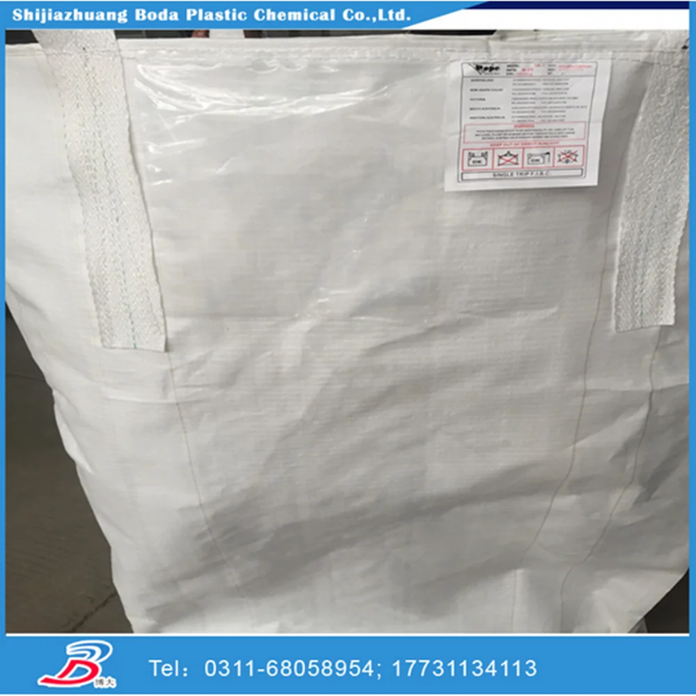 
1500kg top skirt anti-uv Agriculture use plastic super sacks with 100% virgin rawmaterial 