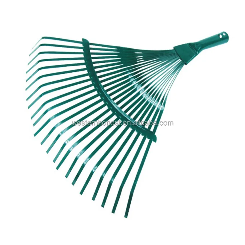 22Teeth Steel Garden Rake/Pitchfork Heavy Duty Steel Rake Leaf Lawn adjustable replacement garden pitchfork