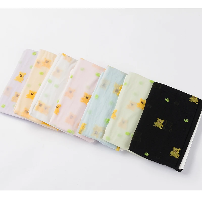 Fine Quality New Summer Hot Pink Kids Polka Cartoon Nylon Soft Children Pantyhose Stocking Child Tights