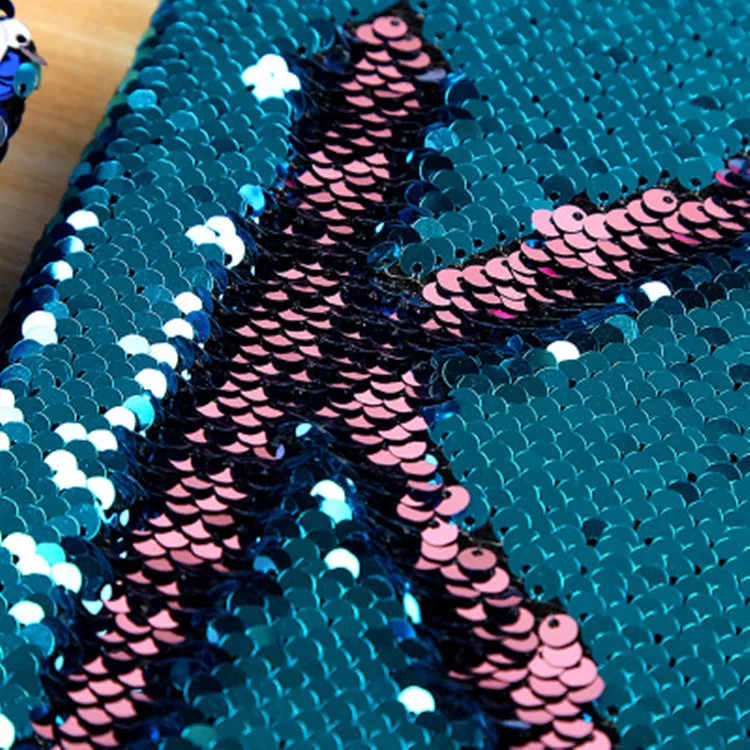 new design fashion book colorful paillette A5 scale reversible custom notebook