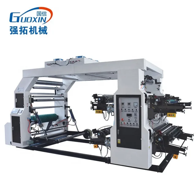 4 colors 6 colours high speed flexo printing machine