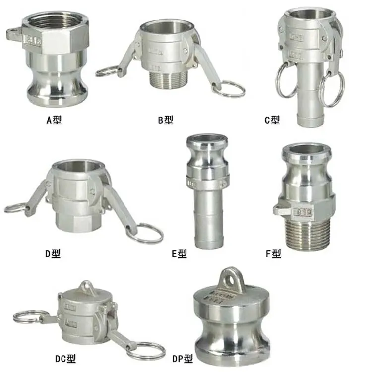 Quick connector Hot Sale Stainless Steel Tube Connector Quick Release Camlock Couplings