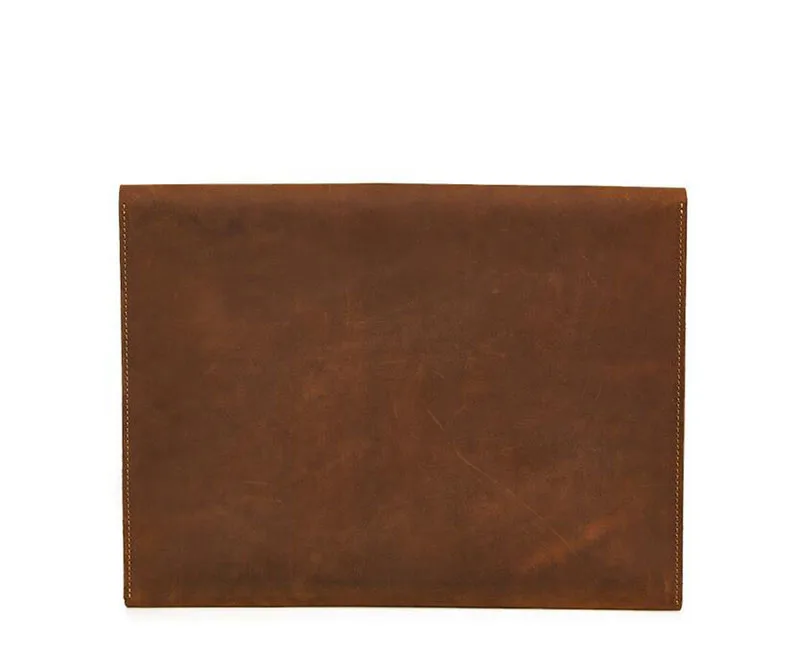 Dreamtop DTA188 envelope business clutch bag mens leather document file folder