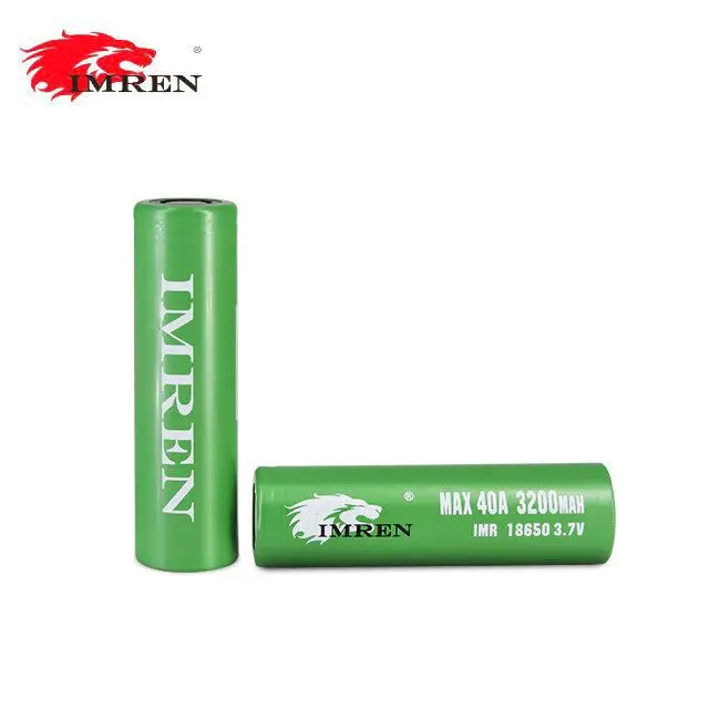 Оригинальный аккумулятор IMREN IMR 3200, 18650 мАч, 40 А, никель-металлогидридный аккумулятор 18650 с плоским верхом