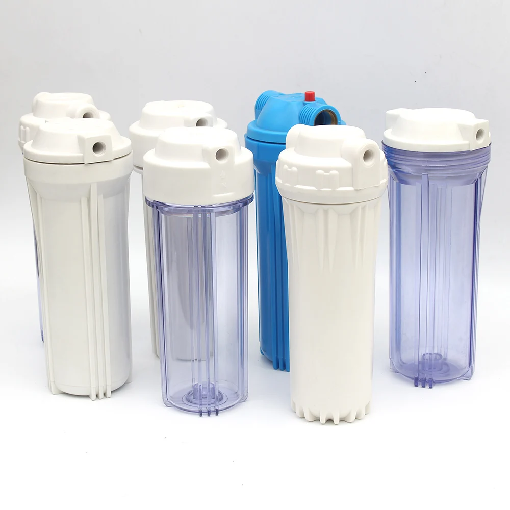 Uf Membrane 10 Inch Clear Filter Cartridge Housing Ro Water Filter Parts