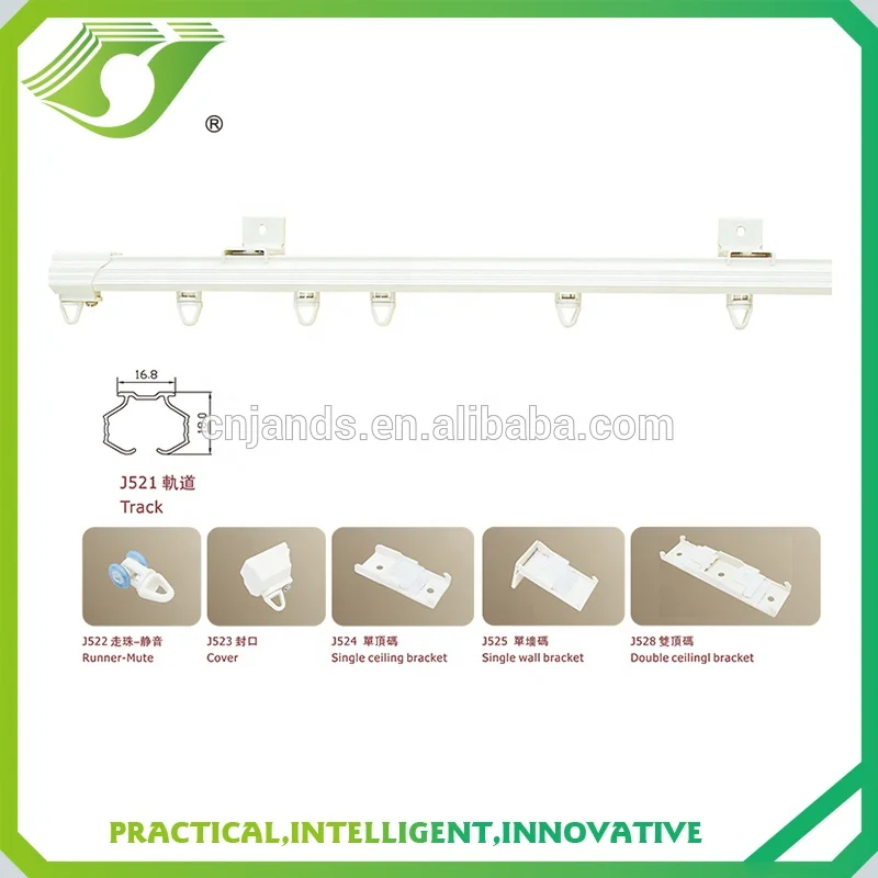 Stardeco J320 Cheap Hidden South Africa Curtain Track Pulley Curtain Track motor curtain track