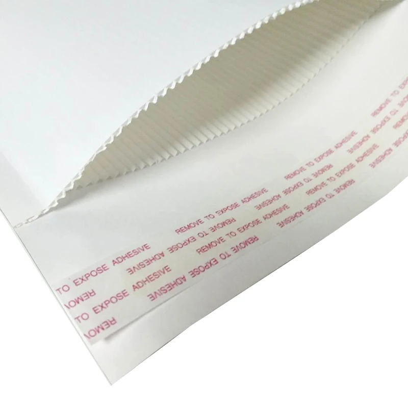 Custom Envelopes 100% Recycled Content surface  kraft Paper inner Padded Corrugated Surf Paper Rigid  Envelope