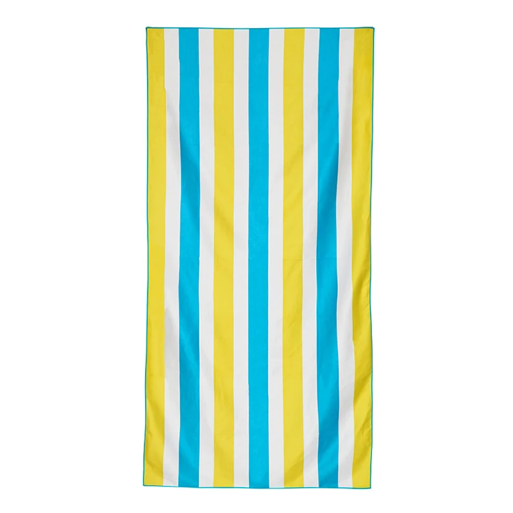 wholesale Custom printed microfiber beach towel sand free beach towel with bag