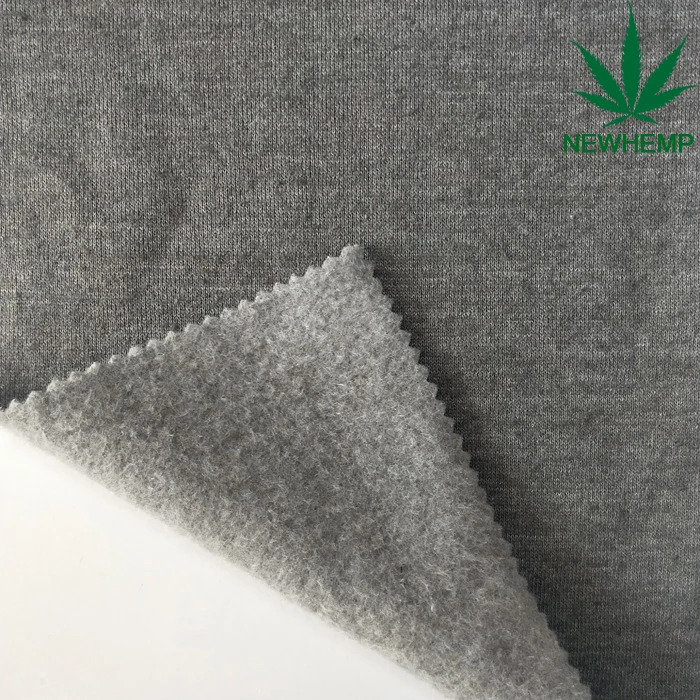 
55% hemp 45% recycle polyester blends hemp clothing fabric for sweater 