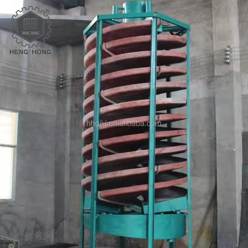 (Самая Экономичная цена) хромированный Рудный завод по обработке Спиральный сепаратор титановый гравитационный сепаратор Henghong угольный спиральный желоб 50 кг