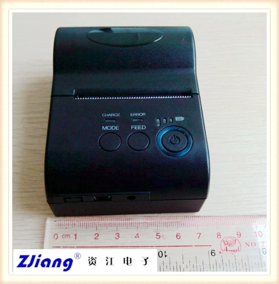 Zj-5801ld черный 2 дюймовый портативный беспроводной тепловой принтер чеков
