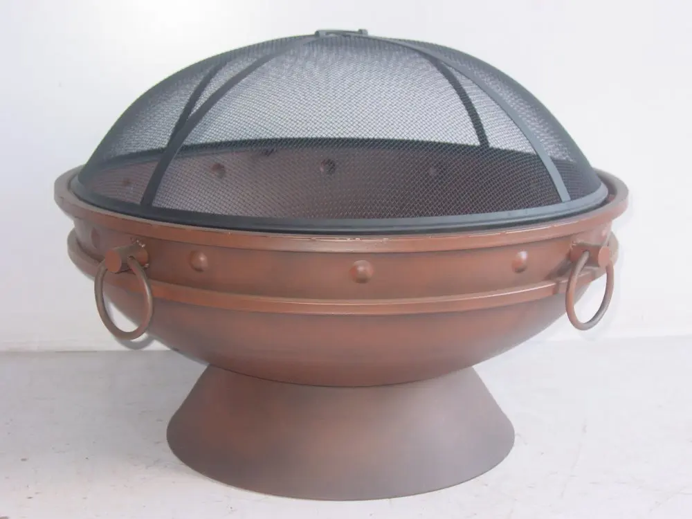 
Deep Wood Burning Fire Pit Rusty Color 