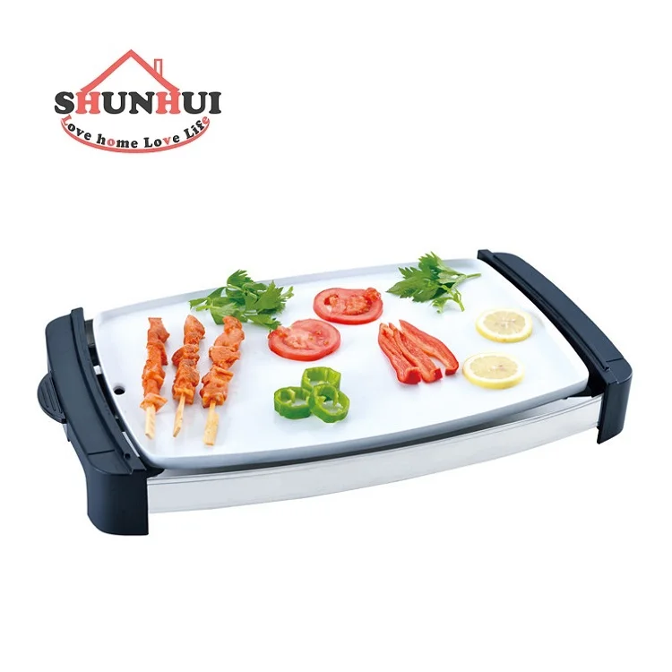 Non stick Barbecue Electric Grill  45x32 cm Indoor Smokeless Korea Electric Grill Pan 1600W BBQ Electric Grill