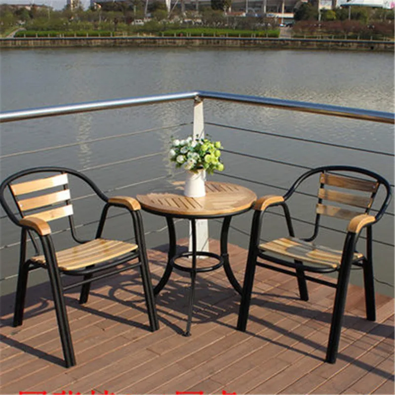 Best quality outdoor patio plastic garden chair garden chair set garden seat chair table sunshade umbrella set coffee leisure