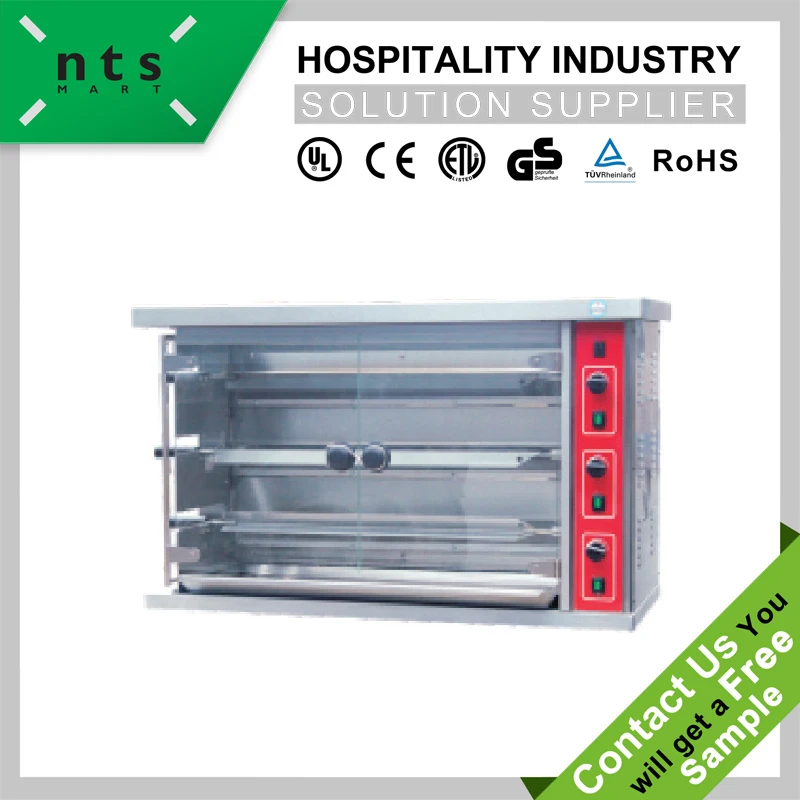 
commercial gas chicken rotisserie kitchen equipment 