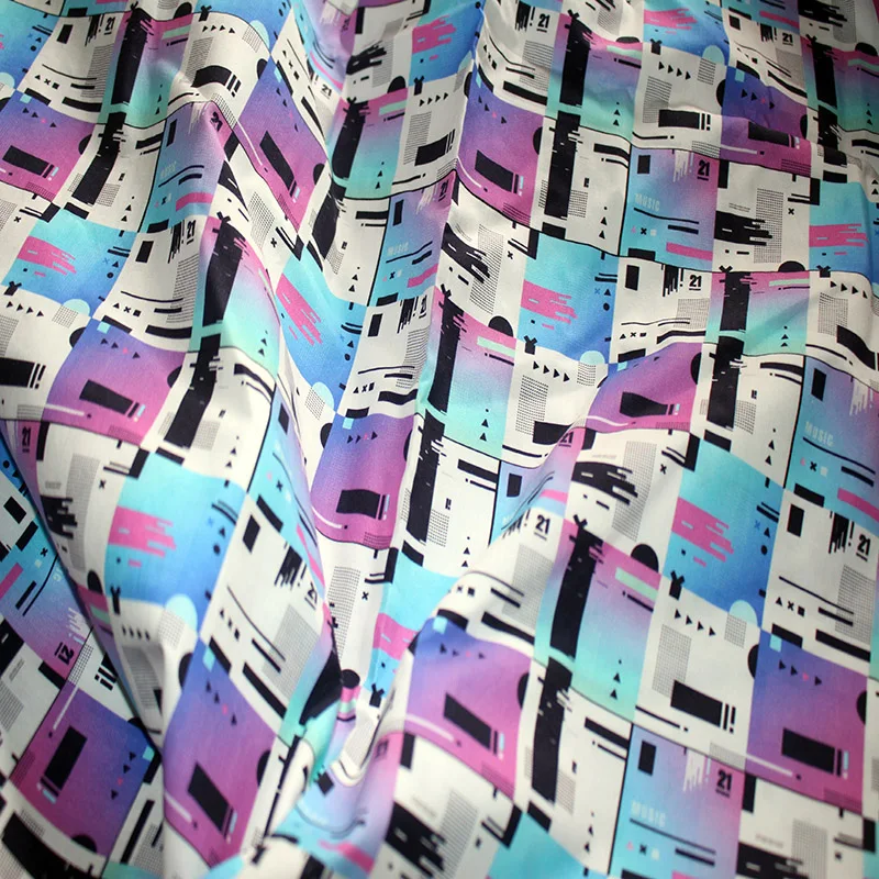 
Custom digital print 100% cotton fabric for baby cloth 