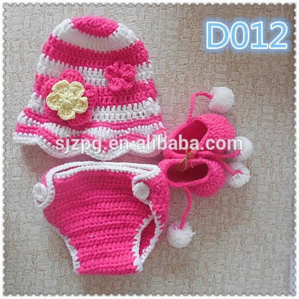 розовый вязания крючком фотографии реквизита/штанишки с цветок обуви