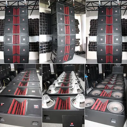 LA-215 dual 15 Pro outdoor line array speaker 2*15LF 4*8MF 3*3'HF