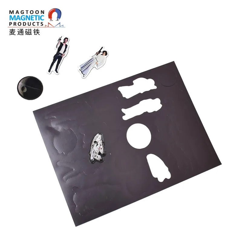 Customized coated paper puzzle refrigerator paste, magnetic refrigerator paste puzzle
