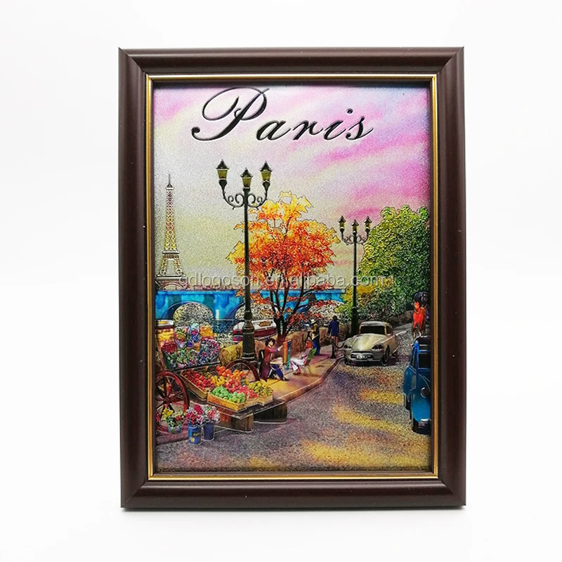 OEM Paris Keychain French Fridge Magnet Tray Gift Mini Pill Box Bottle Opener Types Of Souvenir Pairs