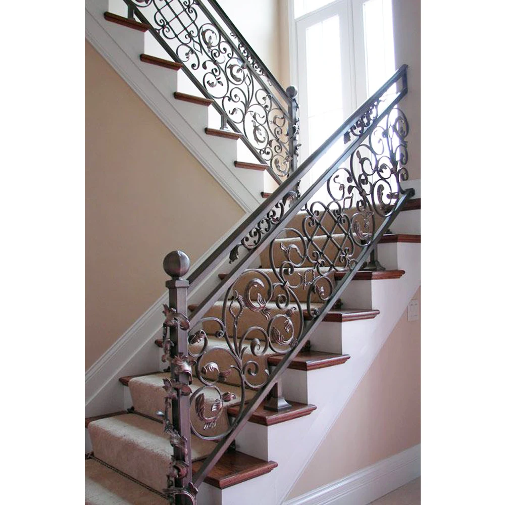 Custom Wrought Iron Staircase Railings