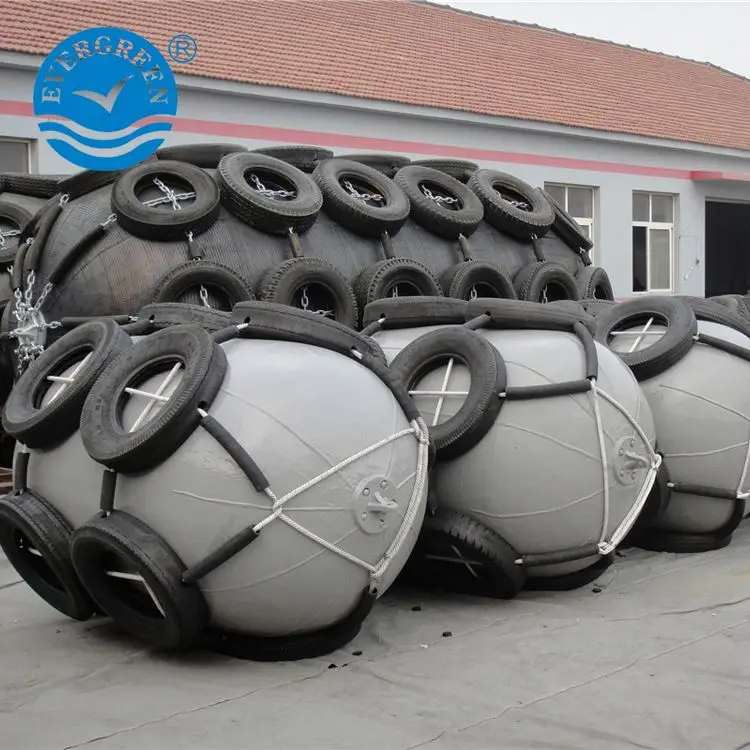 
yokohama fender inflatable floating pneumatic rubber fender for barge and oil tankers 